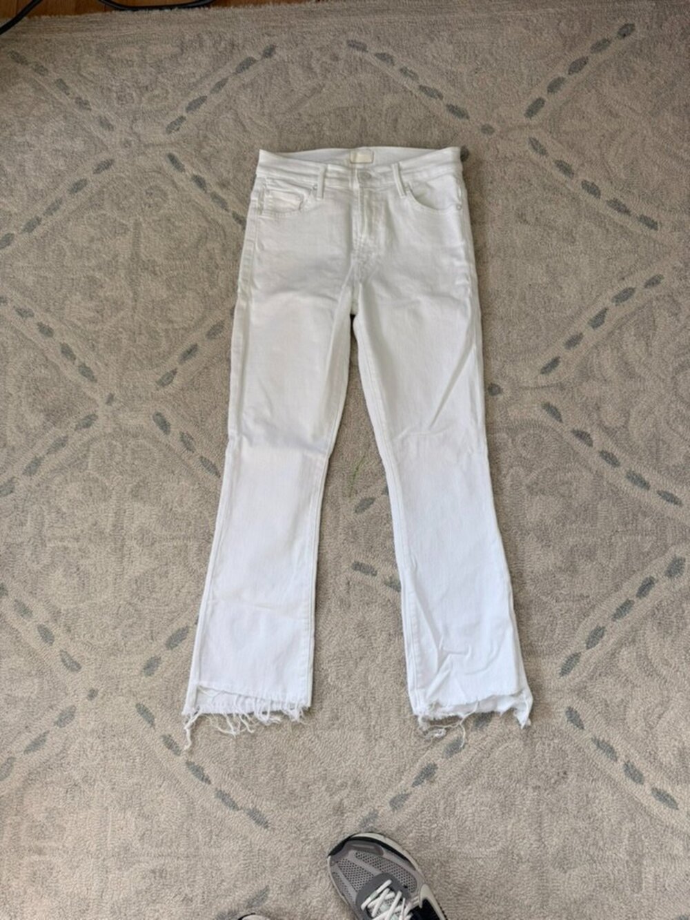 Mother Denim Insider Crop Step Fray in Fairest of Them All Size 26 Worn Once